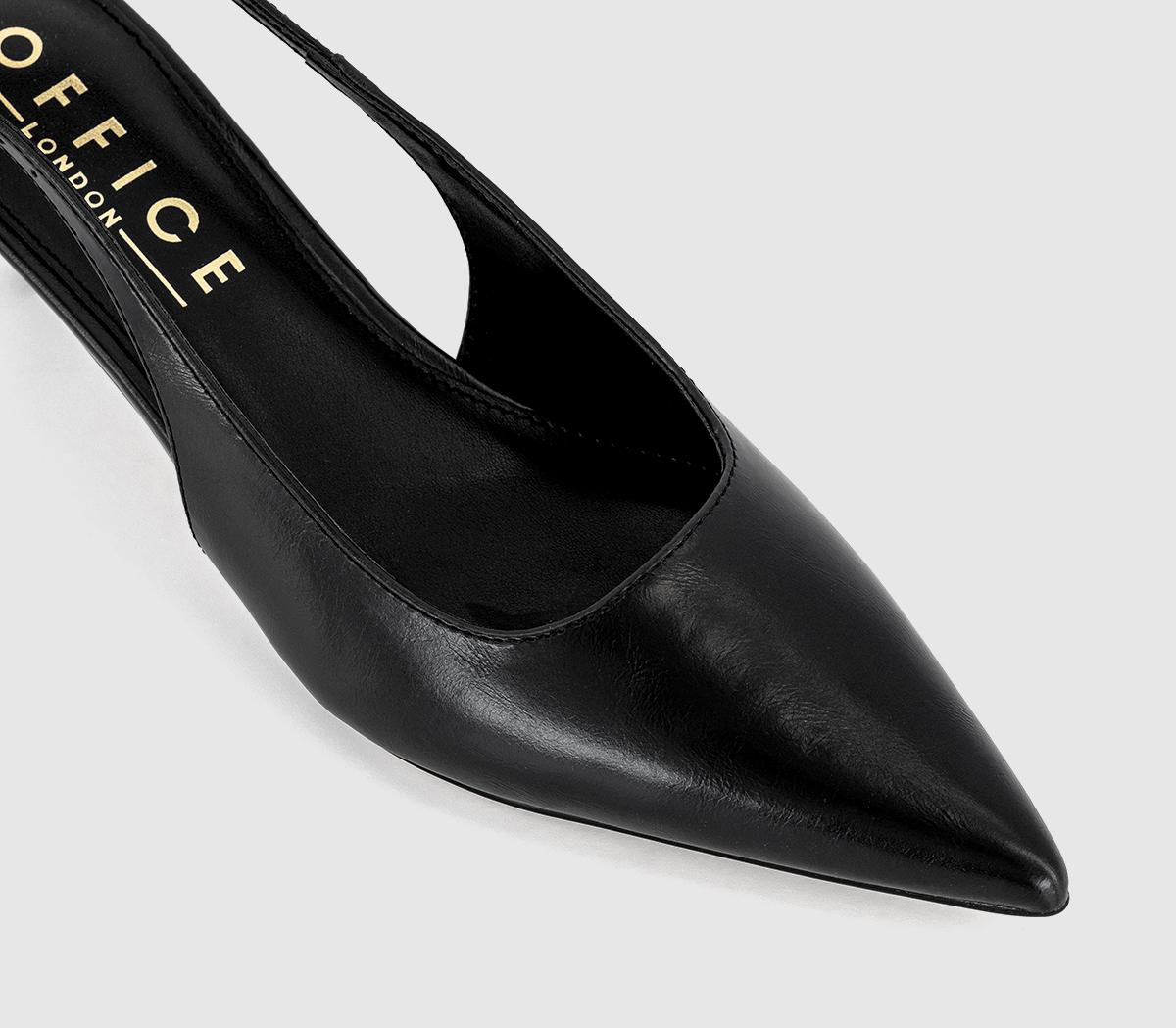 OFFICEMadeira Slingback Kitten Heels OFFICEMadeira Slingback Kitten HeelsBlack