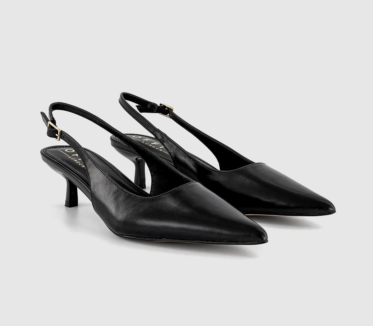 OFFICEMadeira Slingback Kitten Heels OFFICEMadeira Slingback Kitten HeelsBlack