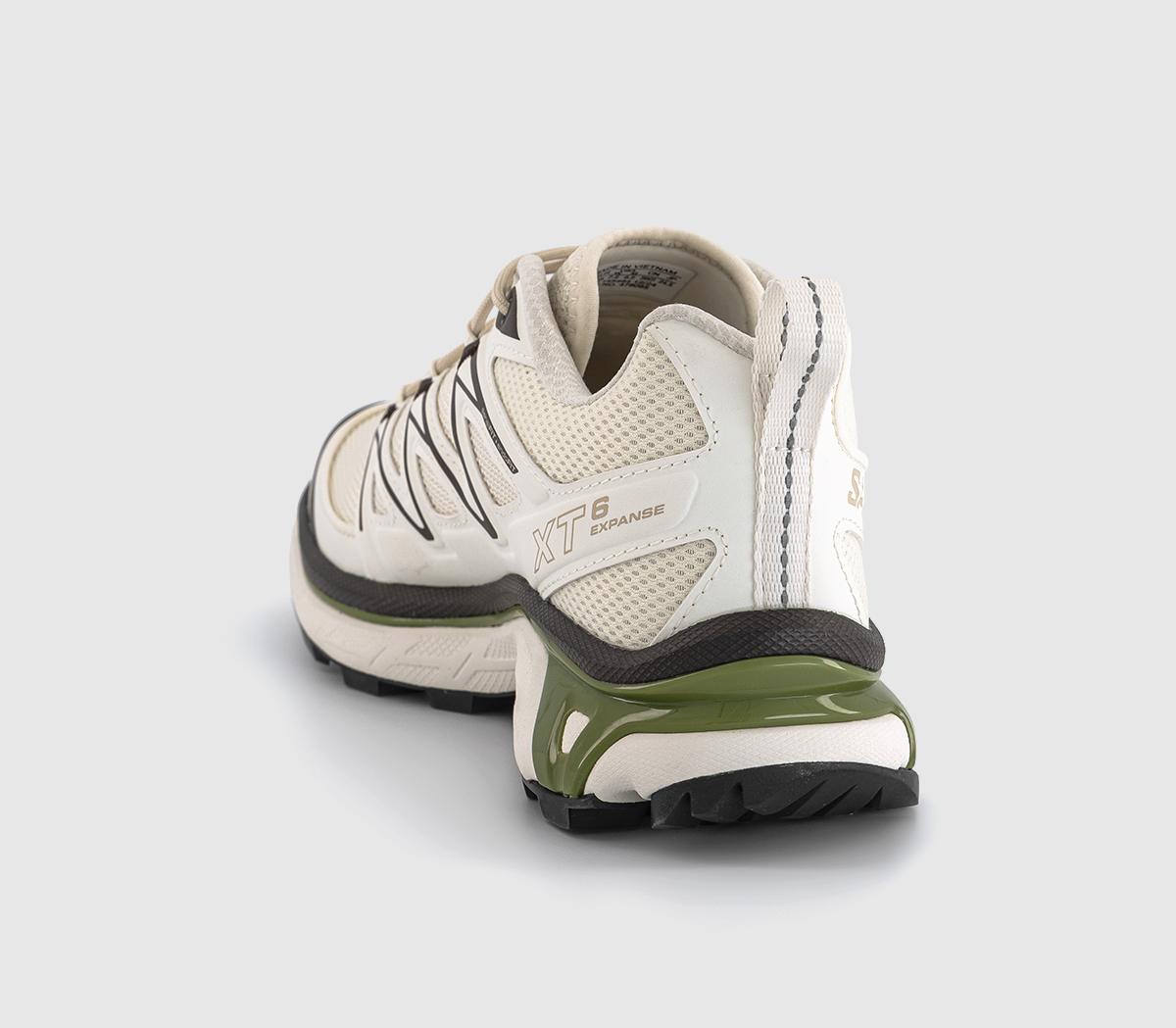 SalomonXT-6 Expanse Canvas TrainersVanilla Ice Black Coffee Calla Green