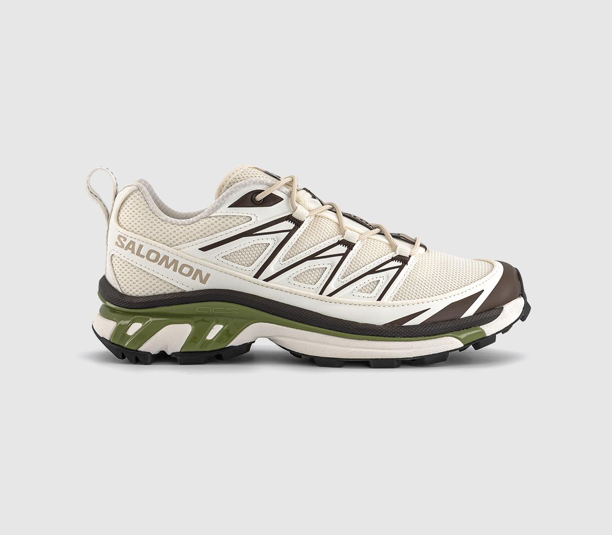 SalomonXT-6 Expanse Canvas TrainersVanilla Ice Black Coffee Calla Green