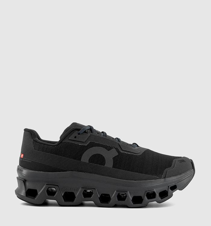 ON Cloudmonster Void Trainers Black