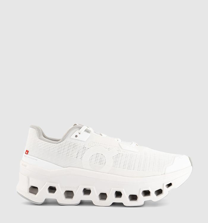 ON Cloudmonster Void Trainers White
