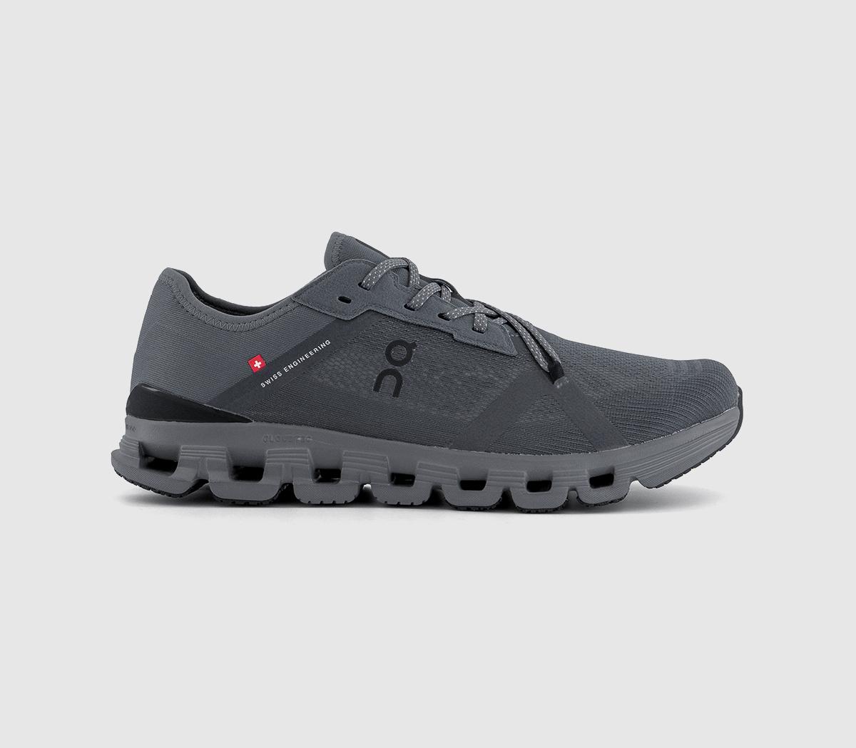 On Running Mens Cloud X 4 AD Trainers Stone Black In Natural, 9.5