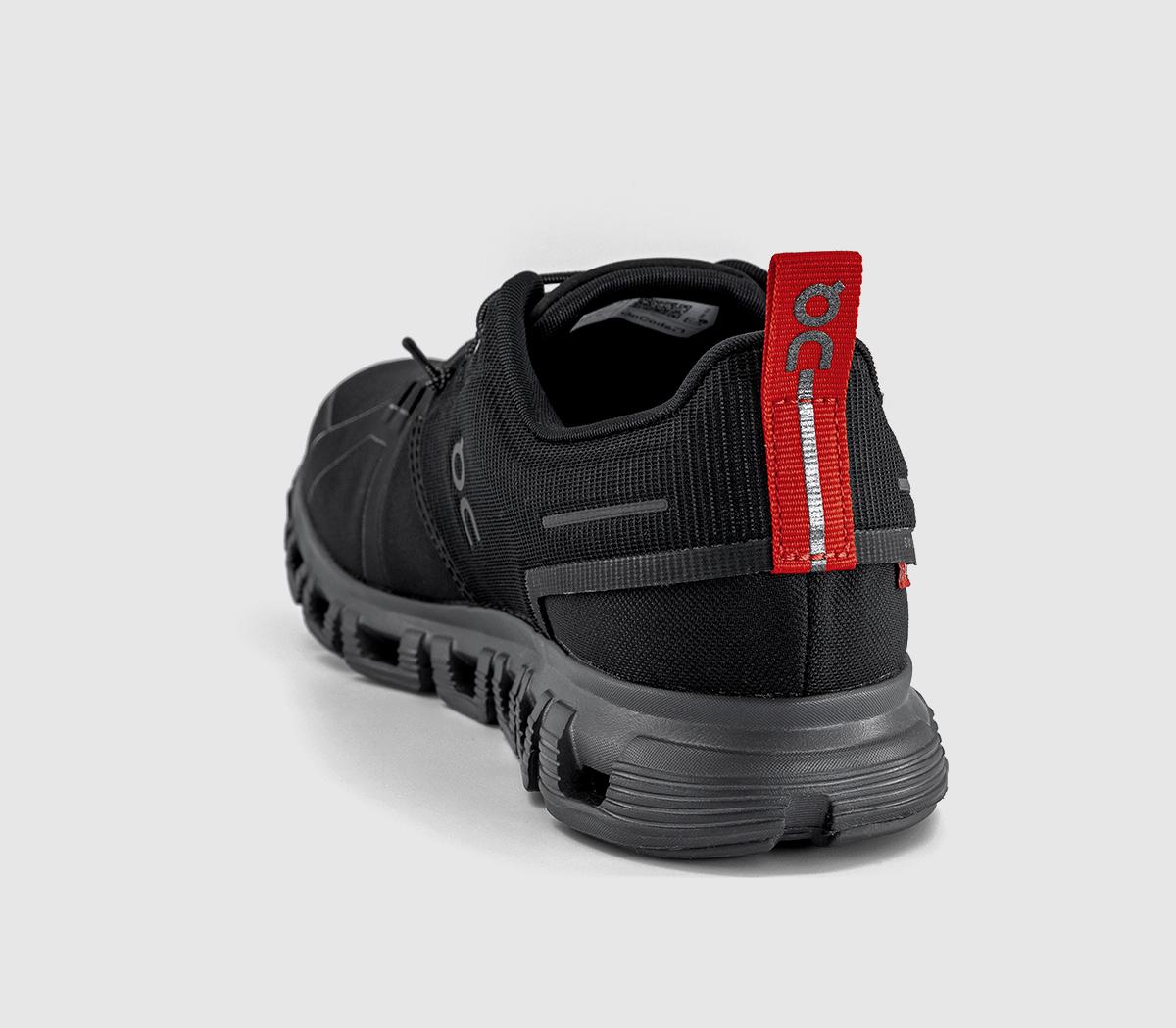 On Cloud 6 Waterproof Trainers Black Eclipse - Men's Trainers