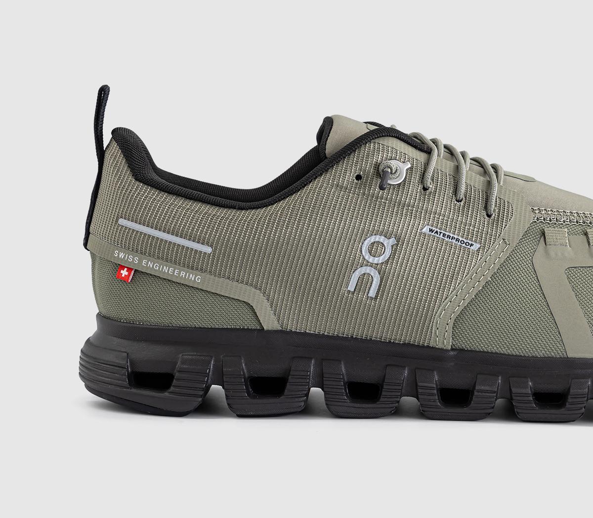 OnCloud 6 Waterproof TrainersOlive Espresso