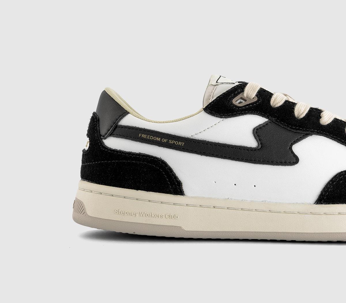 Stepney Workers ClubPro Cup 01 S-strike Trainers Stepney Workers ClubPro Cup 01 S-strike TrainersBlack White Leather Suede