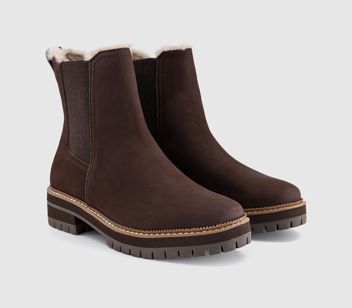 TOMSBennet Chelsea Faux Fur Lined BootChocolate Brown