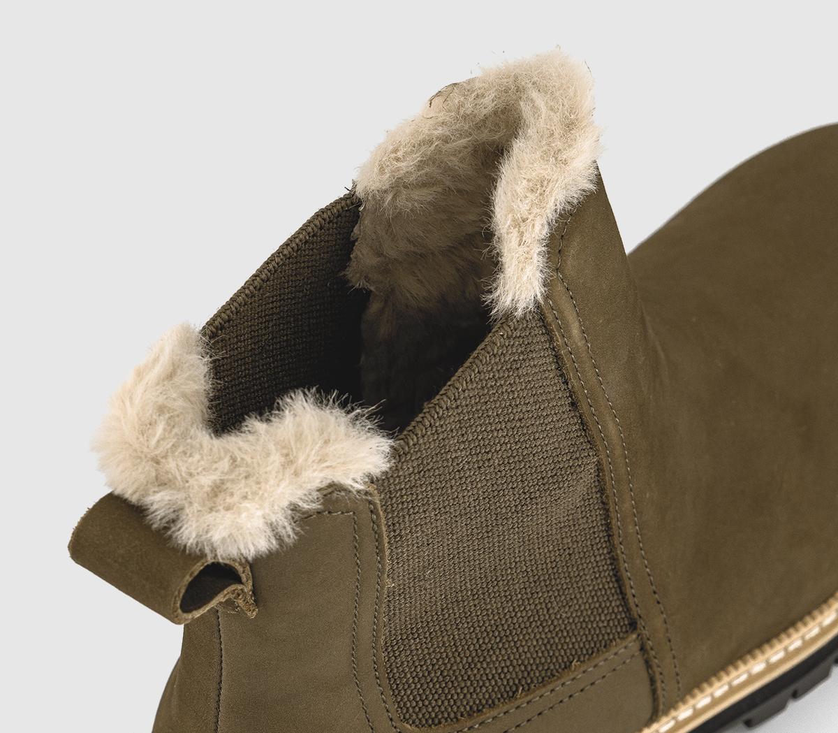 TOMSBennet Chelsea Faux Fur Lined BootsOlive