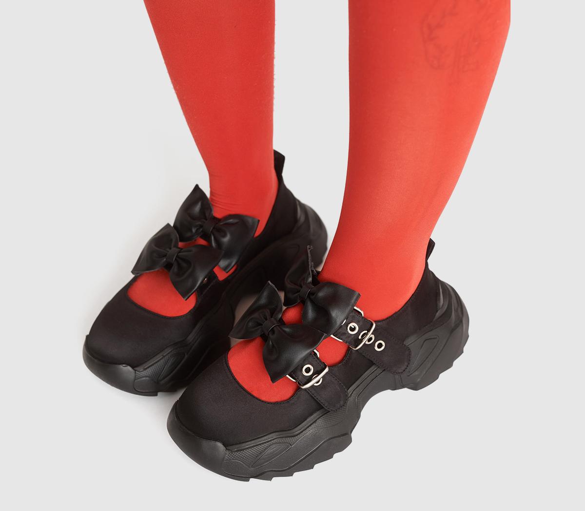 Lazy OafBig Bow Mary Janes Lazy OafBig Bow Mary JanesBlack