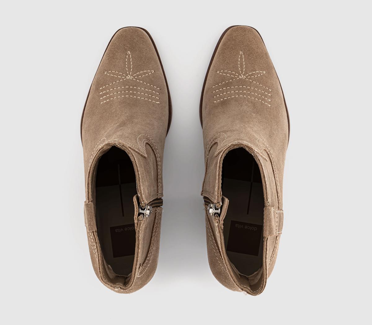 Dolce VitaSilma Western BootsTruffle Suede