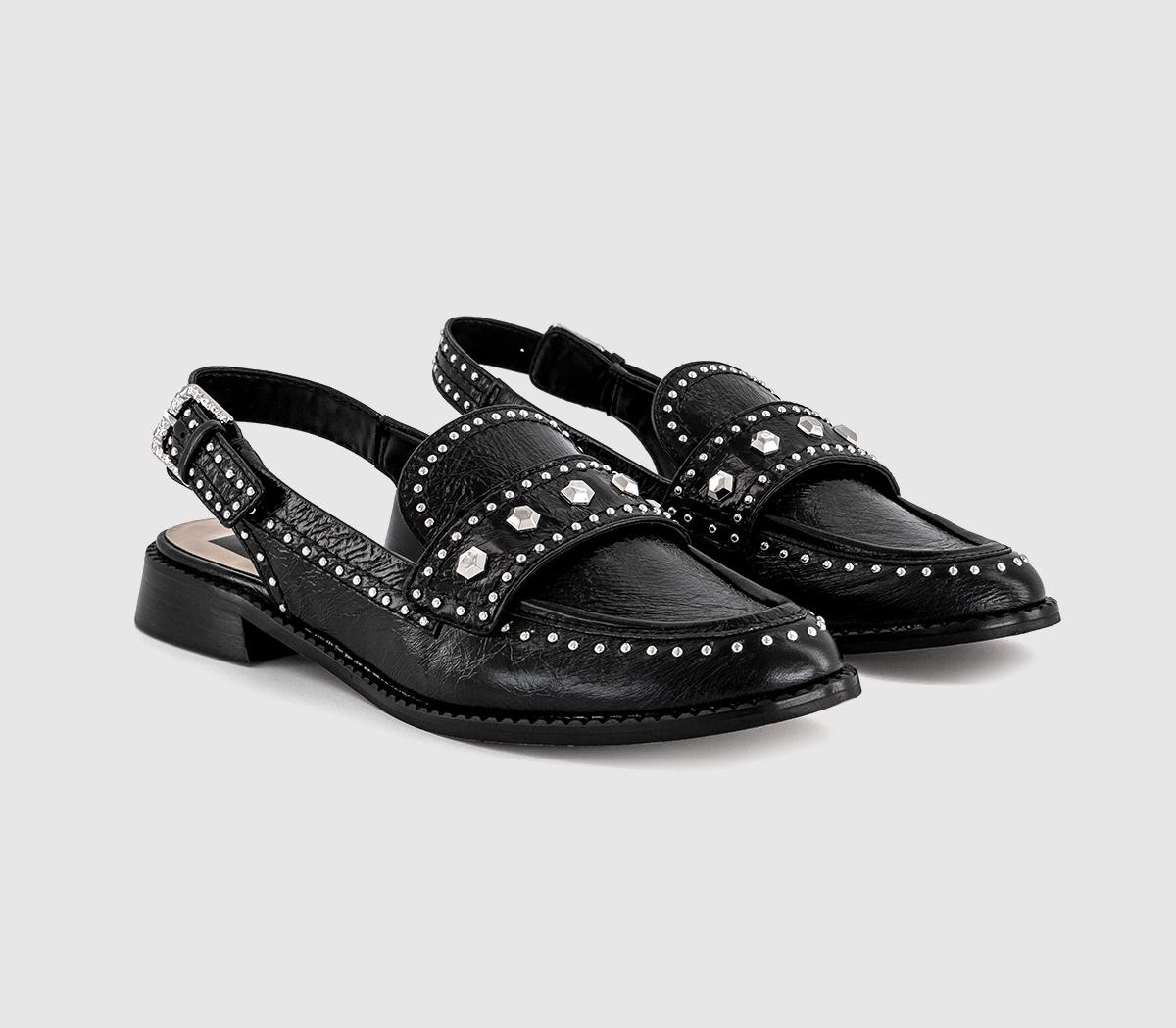 Dolce VitaHardi Studded Slingback Loafers Dolce VitaHardi Studded Slingback LoafersBlack Leather
