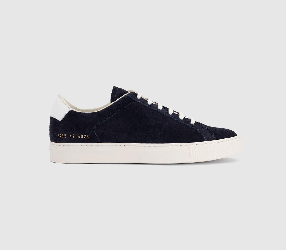 Common Projects Mens Retro Suede Trainers Navy In Blue, 6 Common Projects Mens Retro Suede Trainers Navy In Blue, 6