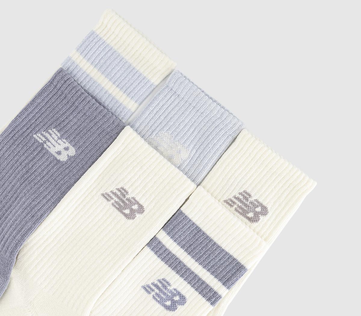 New Balance SocksNb Everyday Crew 6 PackCream Digital Mist Fresh Air Truffle Salt