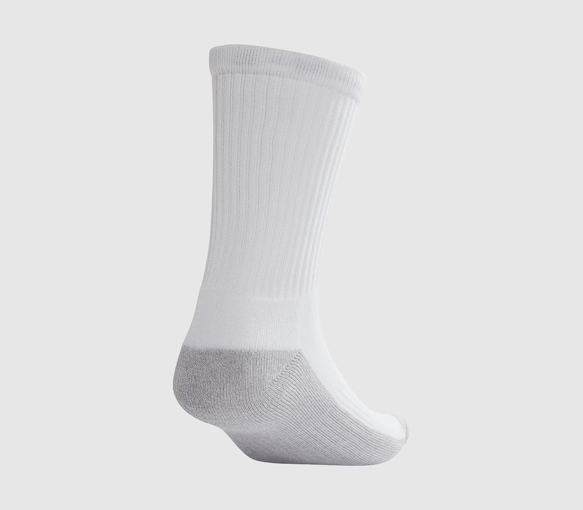 adidasEQT Socks 2PP White Mgreyh