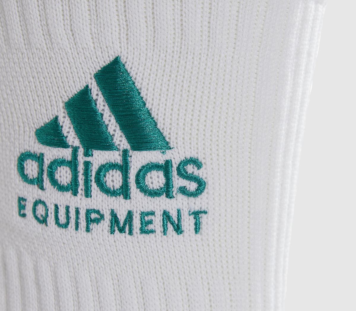 adidasEQT Socks 2PP White Mgreyh