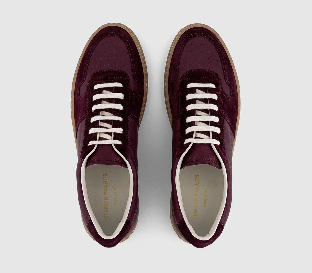 Common ProjectsB-Ball Duo Slim TrainersBurgundy