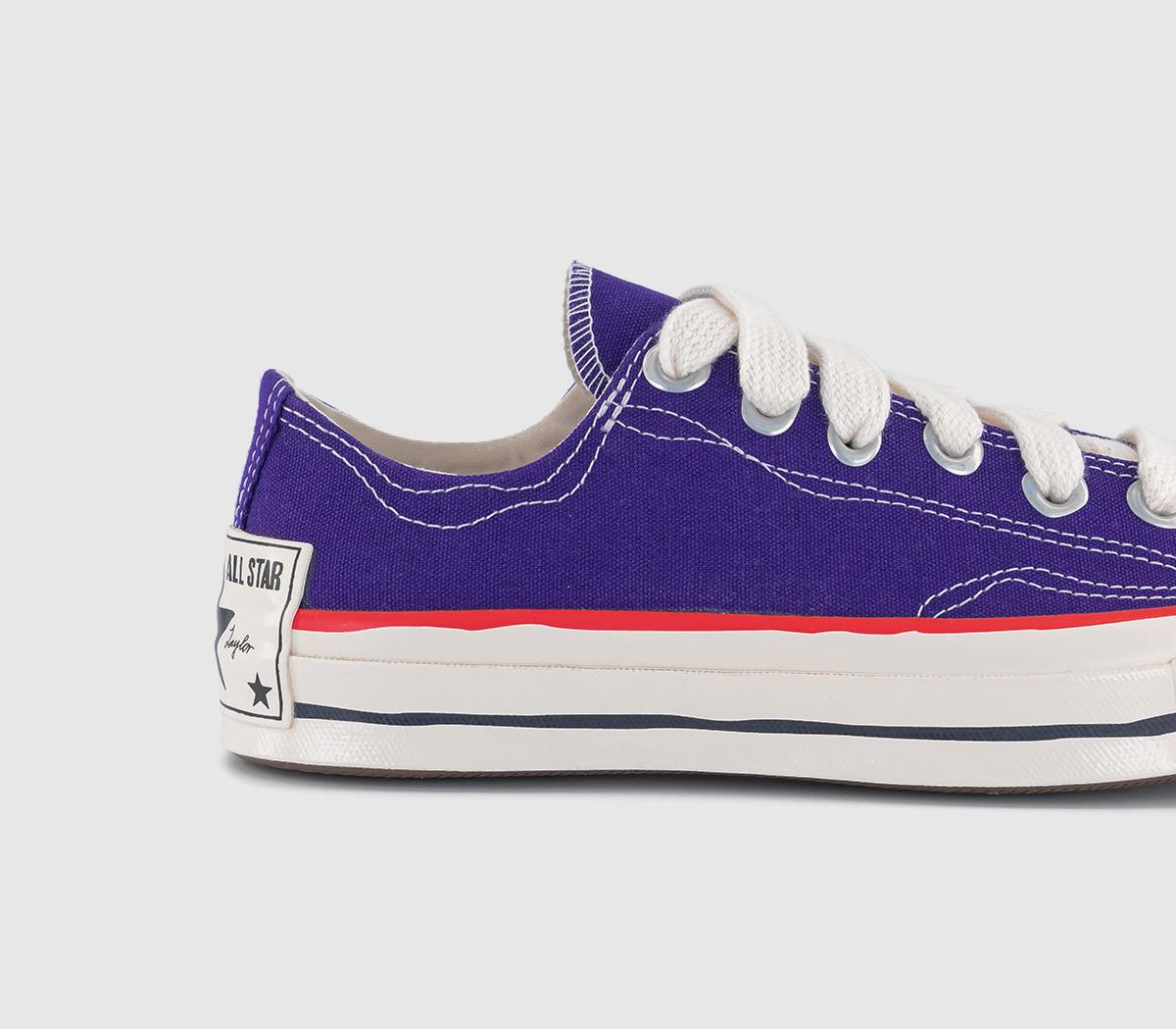 ConverseChuck 70 Sketch OxCourt Purple Egret Red