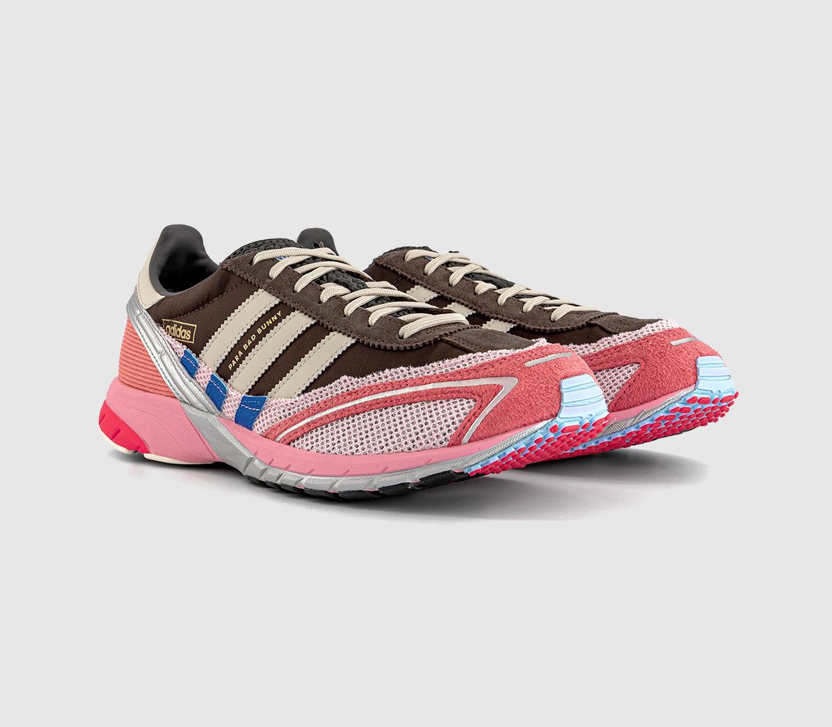 adidas Consortium Adizero 72 x Bad Bunny Trainers Brown Clear Pink