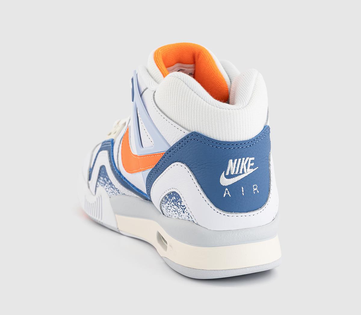 blue grey orange nike tech