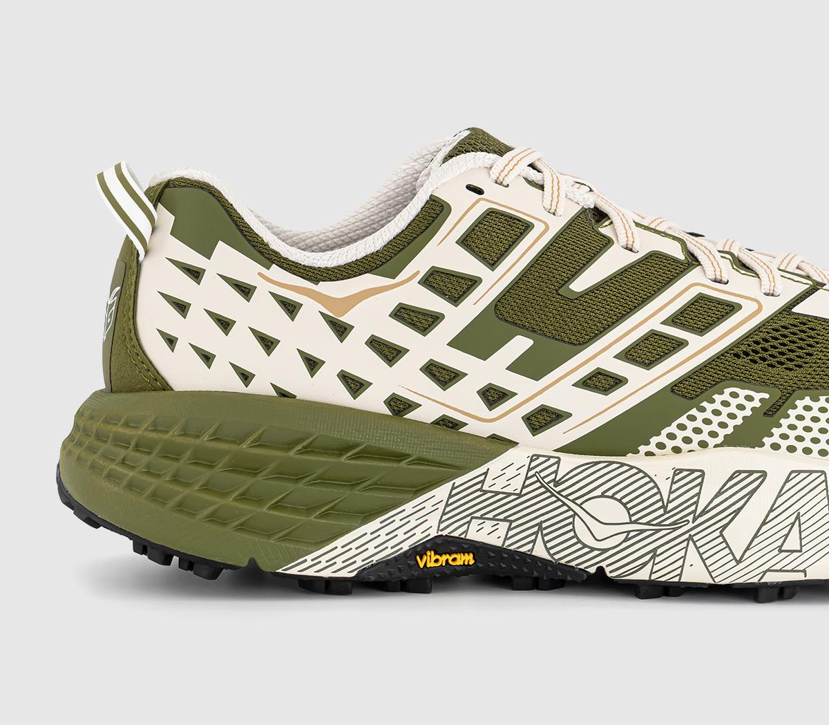 HOKASpeedgoat 2 TrainersMoss Green Rose Cream