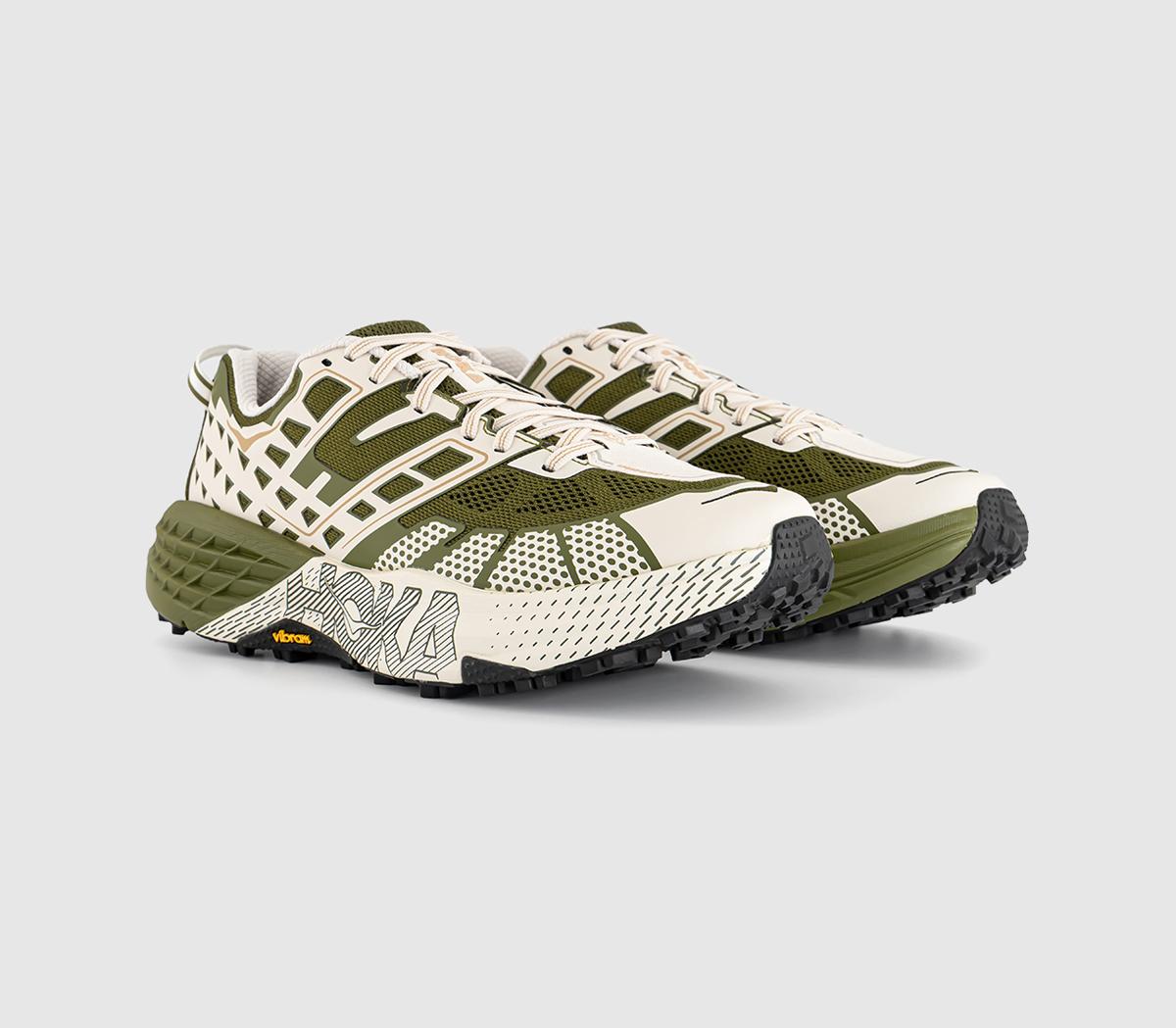HOKASpeedgoat 2 TrainersMoss Green Rose Cream