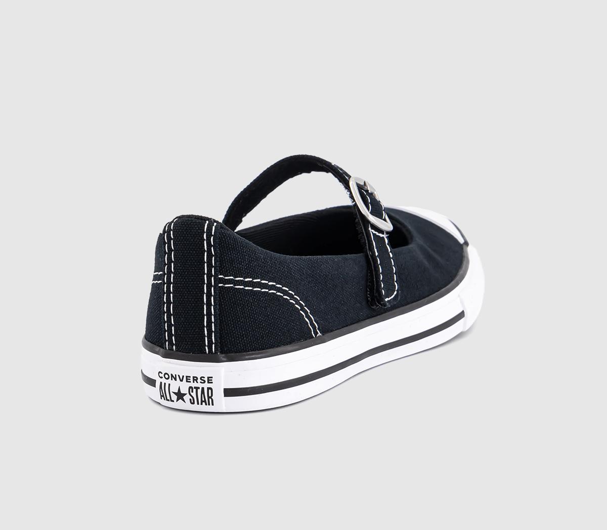 Converse Chuck Taylor All Star Dainty Youth Shoes Converse Chuck Taylor All Star Dainty Youth Shoes Black White Black