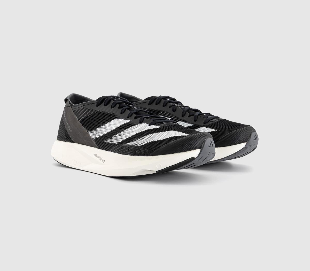 adidas Adizero Takumi Sen 10 Trainers Core Black White Green