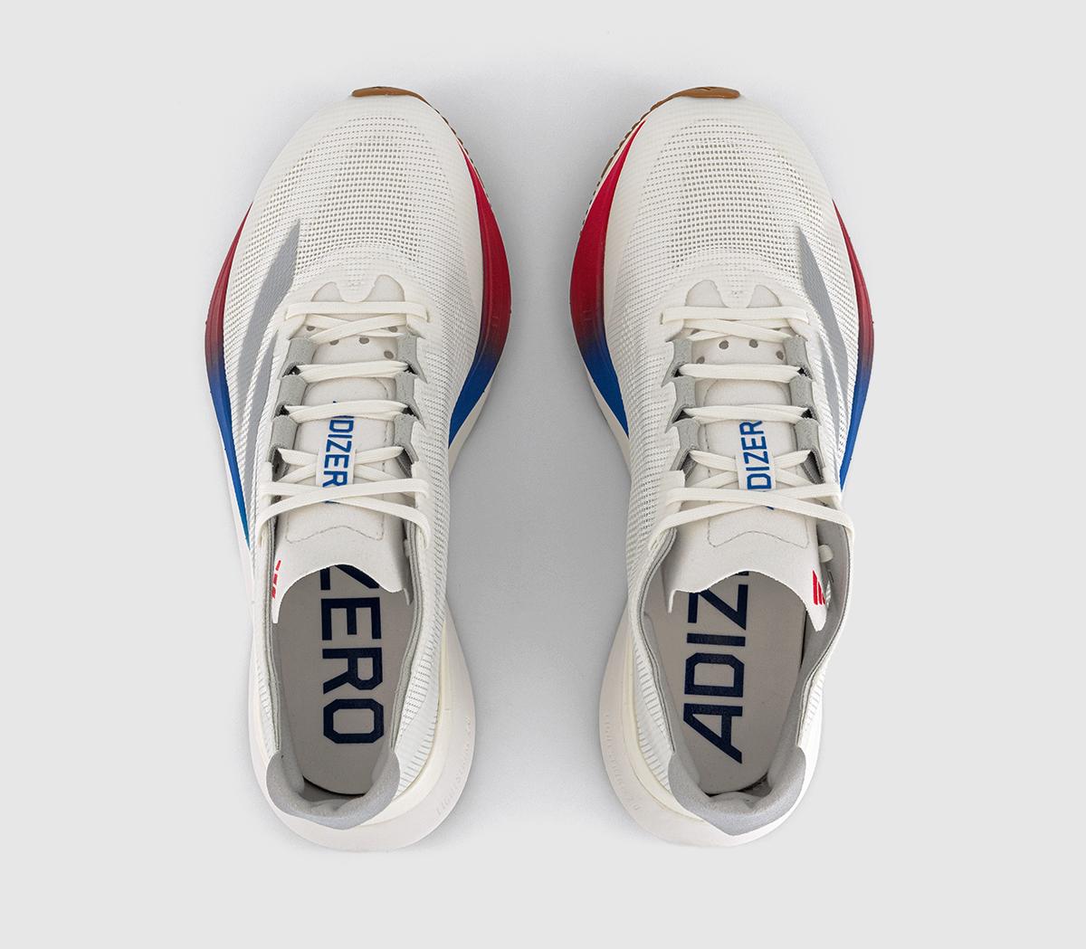 adidasAdizero Boston 12 TrainersCore White Dark Blue Purple