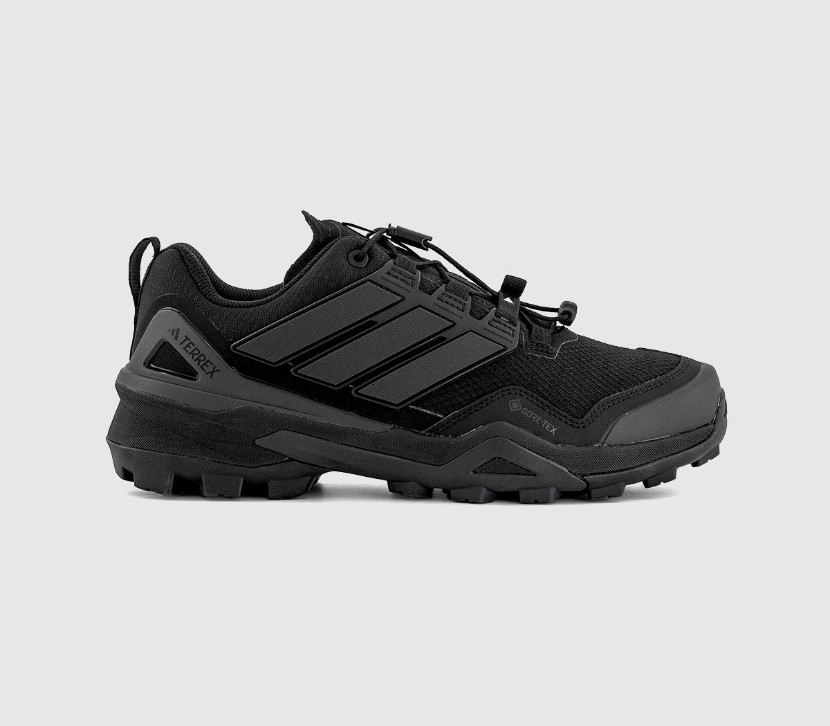 Adidas Unisex Black Terrex Skychaser Gore-Tex Trainers Core Core Carbon, Size 8.5