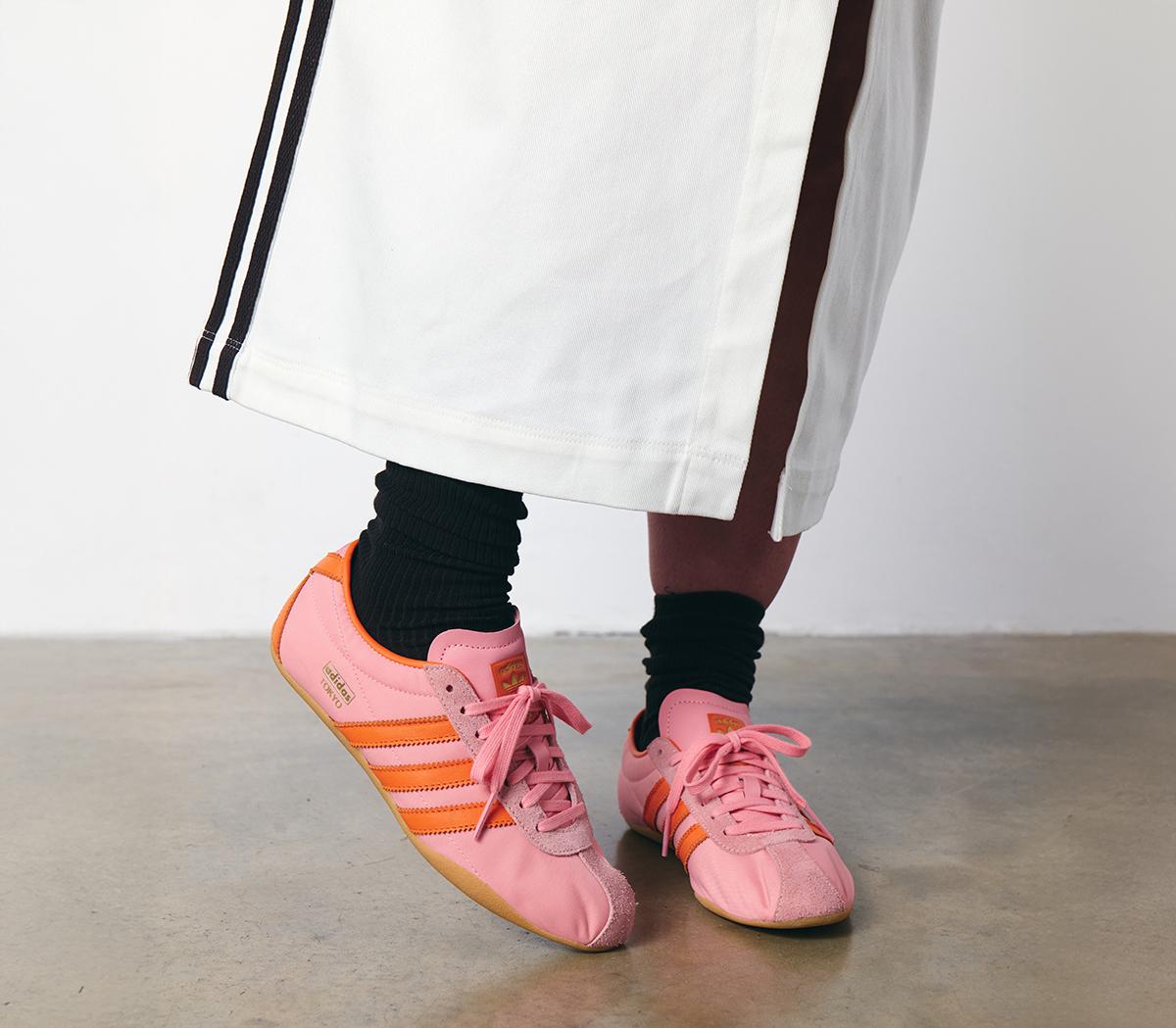 adidasTokyo Trainers adidasTokyo TrainersSemi Pink Spark Orange Gold Metallic