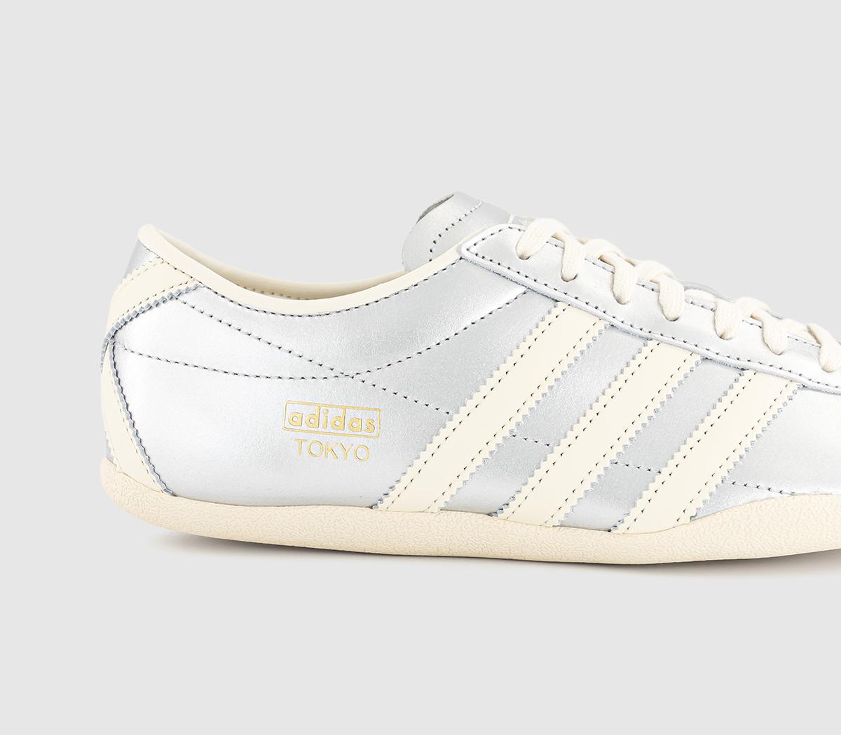 adidasTokyo TrainersSilver Metallic Cream White Gold Metallic