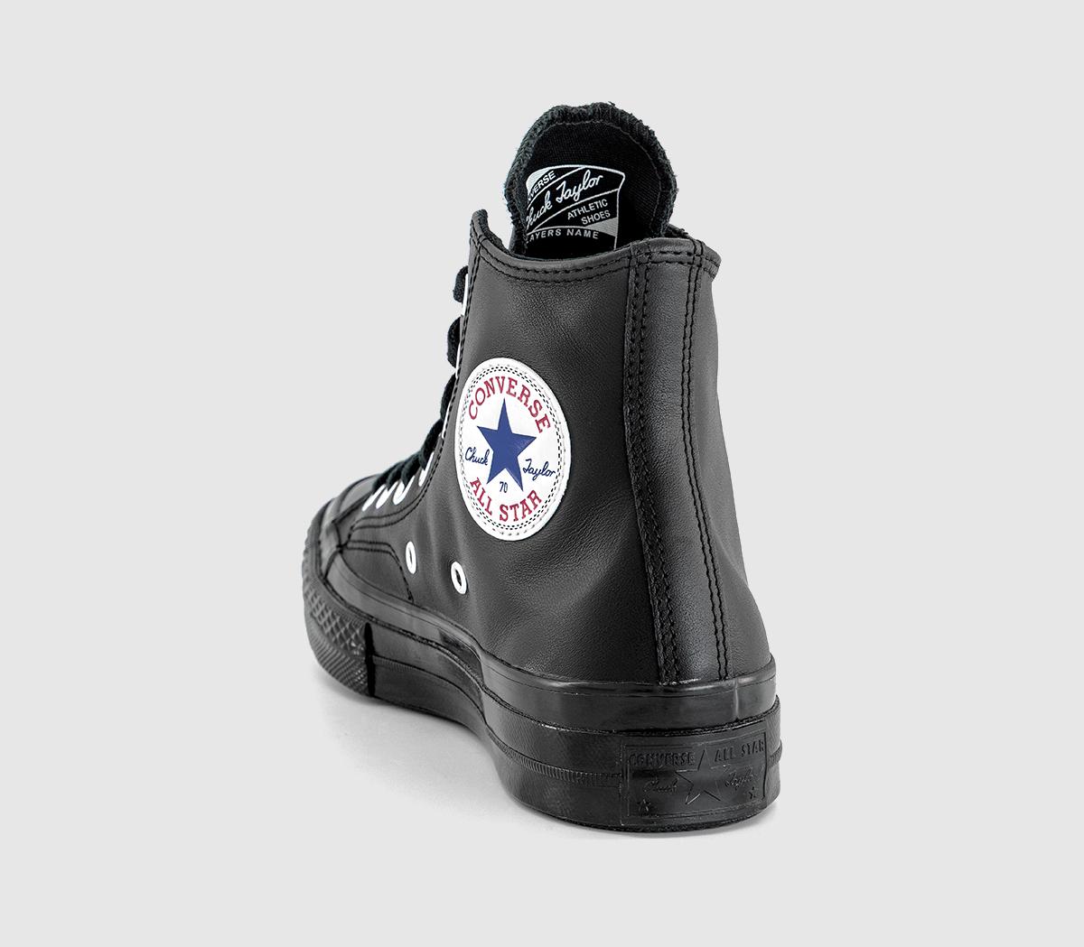 Converse Chuck 70 Hi Trainers Black Black White - Men's Trainers