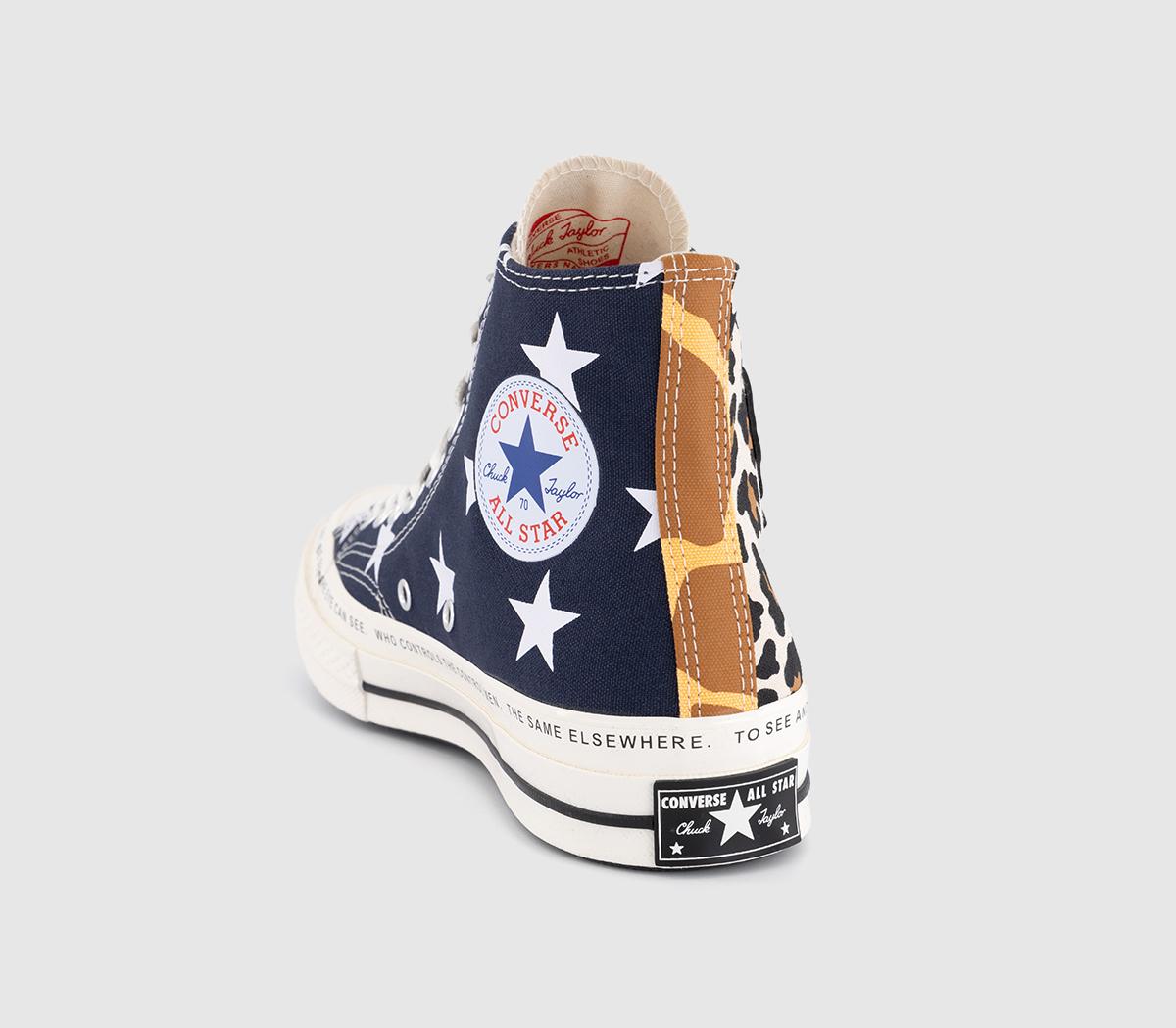 ConverseChuck 70 Hi TrainersBrain Dead Egret Black Multi