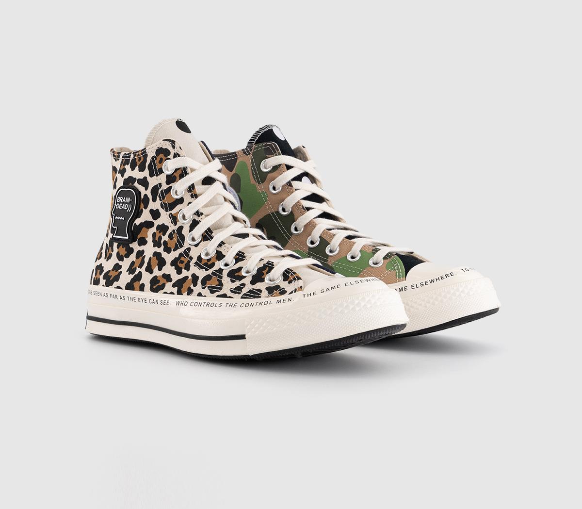 ConverseChuck 70 Hi TrainersBrain Dead Egret Black Multi