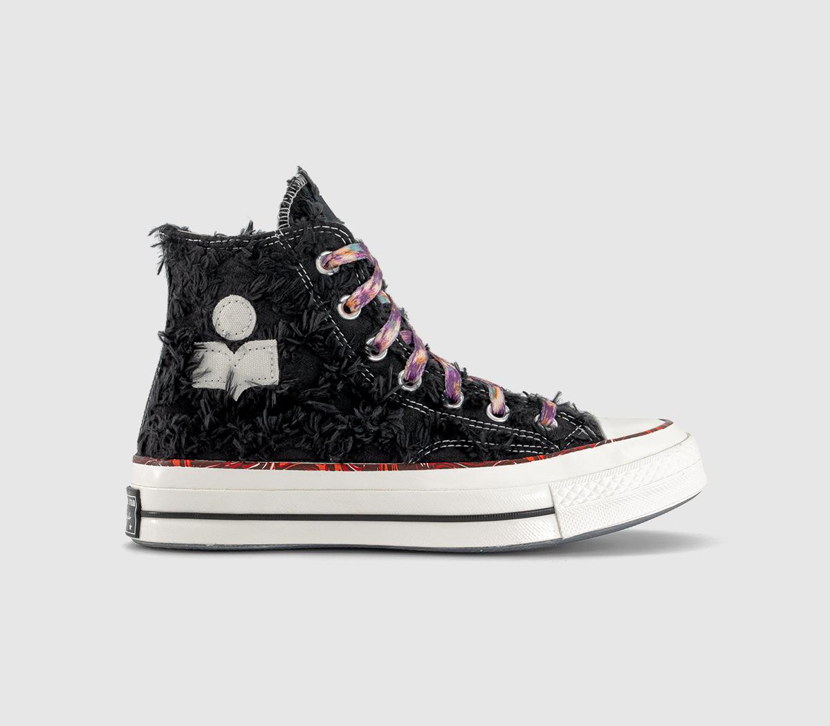 Converse Womens Chuck 70 Hi Trainers Isabel Marrant Ravenegretred In Black, 7.5