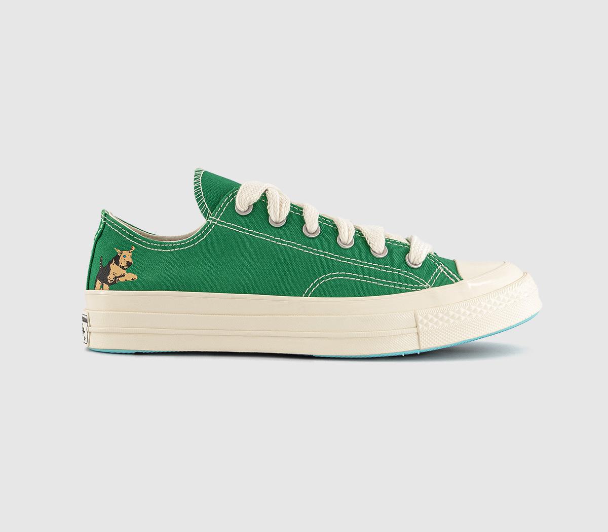 Converse Golf le FLEUR Chuck 70 Lo Darryl Trainers Glf ON The Greens Winter White Black, 7.5