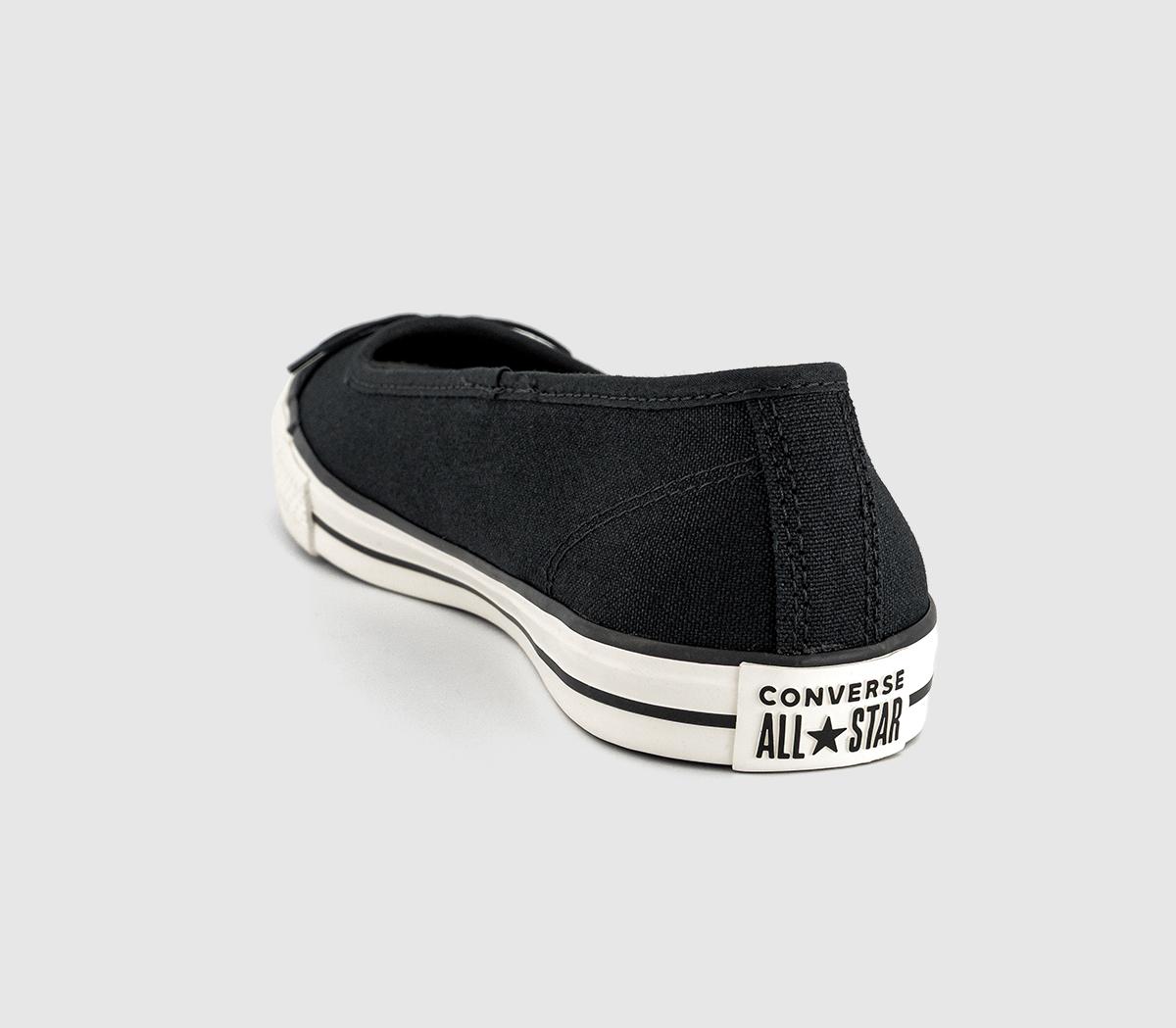 Converse Chuck Taylor All Star Ballet Pumps Converse Chuck Taylor All Star Ballet Pumps Black Egret Black
