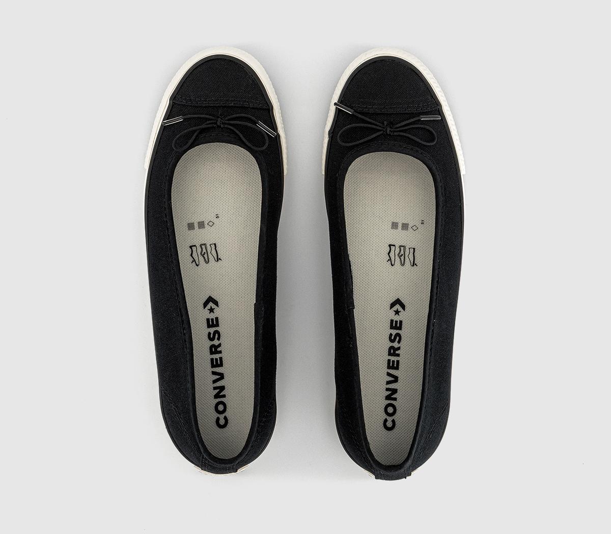 Converse Chuck Taylor All Star Ballet Pumps Converse Chuck Taylor All Star Ballet Pumps Black Egret Black