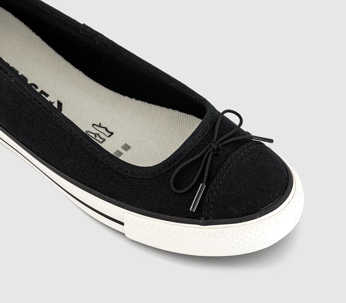 Converse Chuck Taylor All Star Ballet Pumps Converse Chuck Taylor All Star Ballet Pumps Black Egret Black