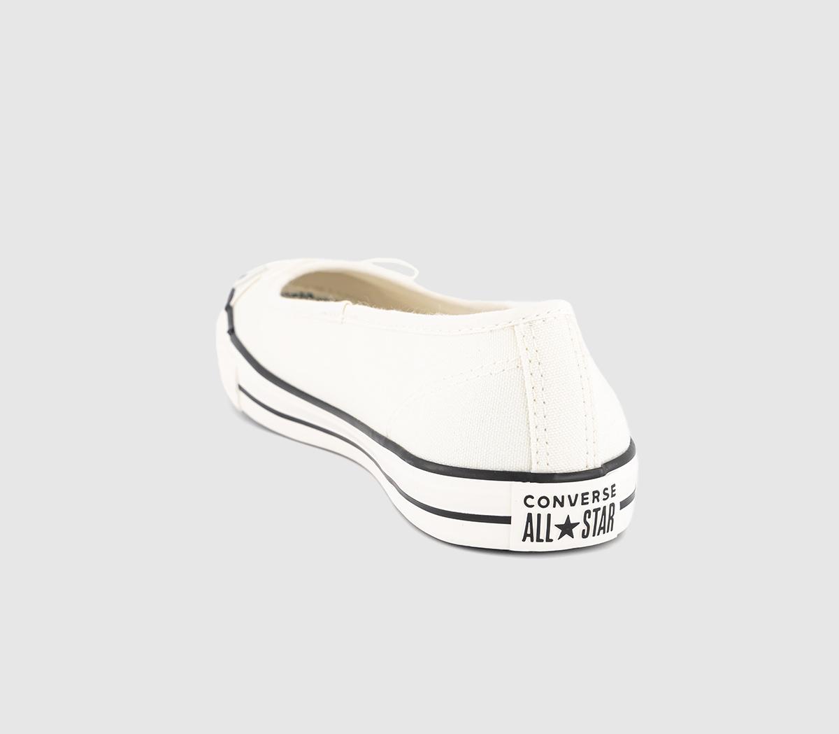 Converse Chuck Taylor All Star Ballet Pumps Converse Chuck Taylor All Star Ballet Pumps Egret Black Egret