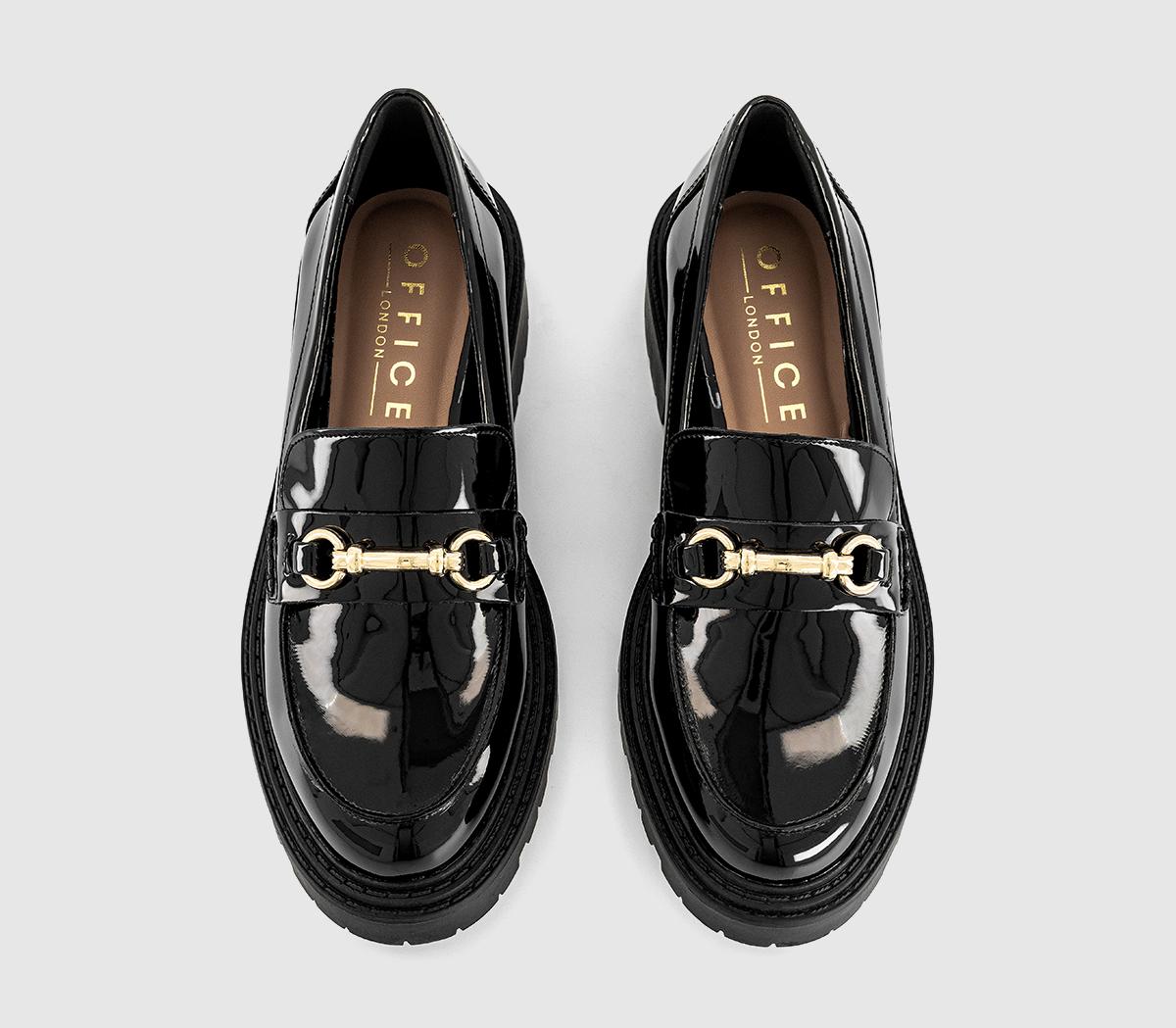 OFFICEFusion Snaffle Trim LoafersBlack Patent