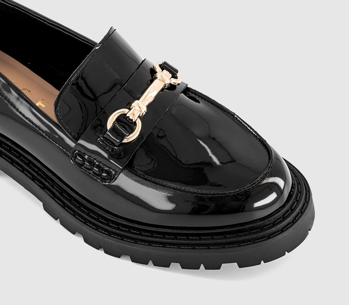 OFFICEFusion Snaffle Trim LoafersBlack Patent