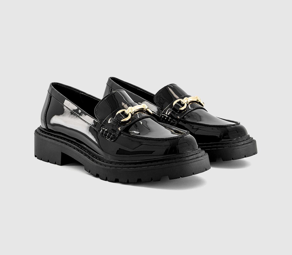 OFFICEFusion Snaffle Trim LoafersBlack Patent
