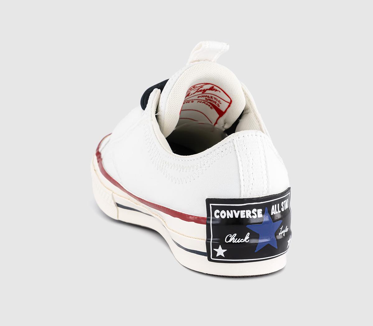 ConverseChuck 70 Sketch Puffed Ox TrainersWhite Red Blue