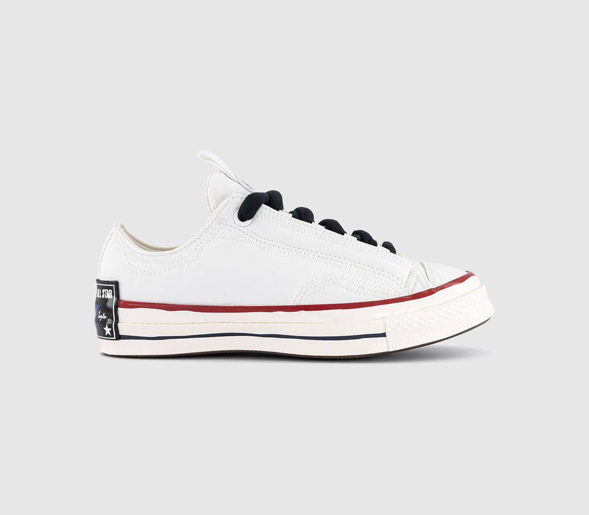 Converse Mens Chuck 70 Sketch Puffed Ox Trainers White Red Blue