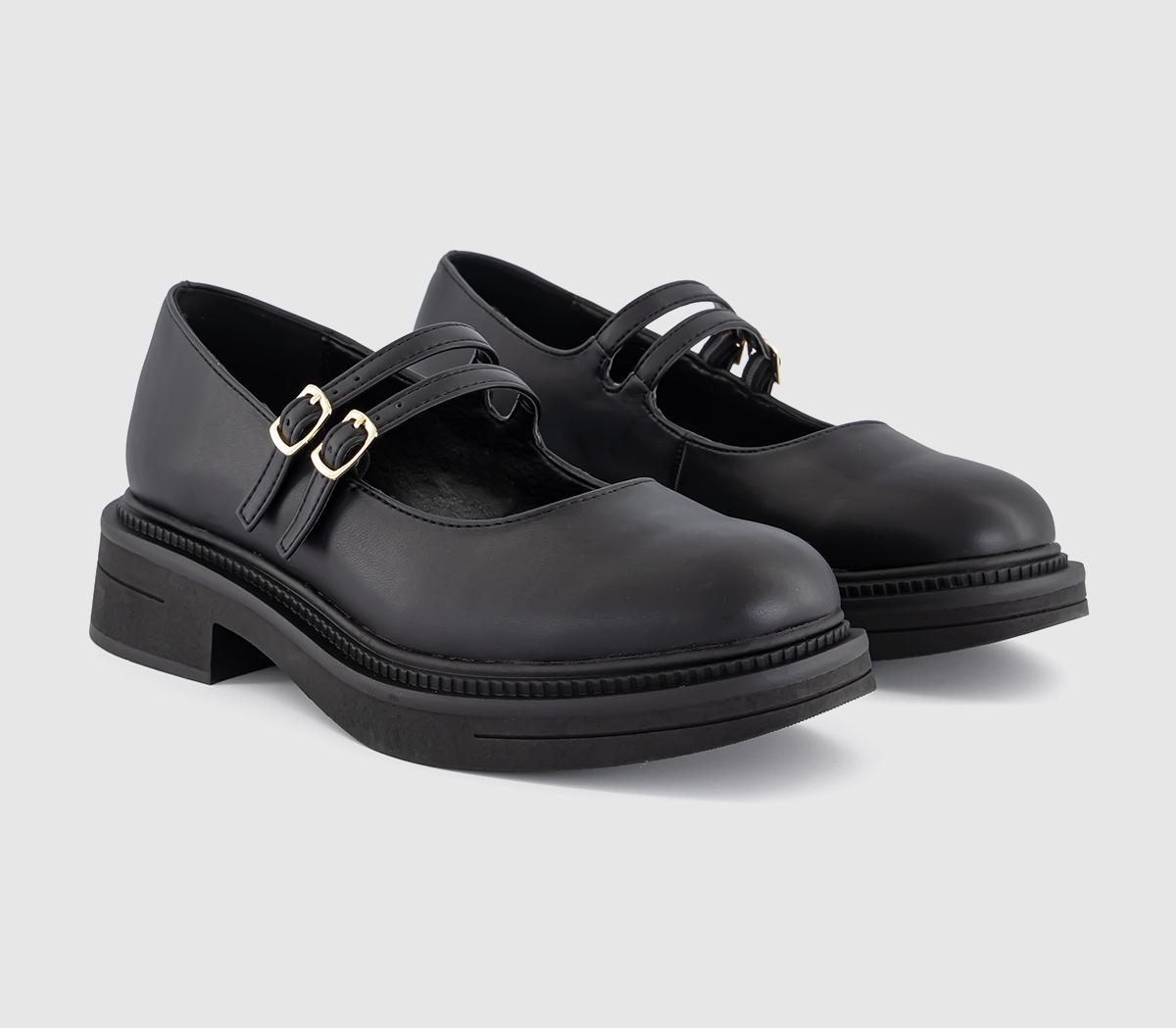 OFFICEFuse Chunky Mary Jane Shoes OFFICEFuse Chunky Mary Jane ShoesBlack