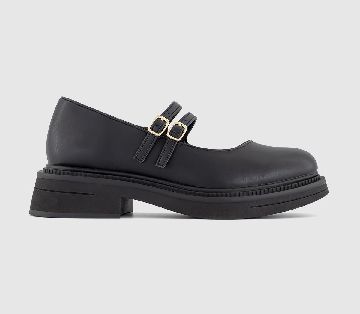 OFFICEFuse Chunky Mary Jane Shoes OFFICEFuse Chunky Mary Jane ShoesBlack