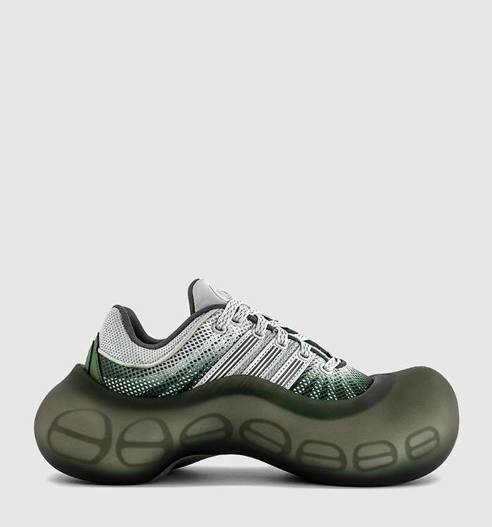 adidas Consortium AVAVAV x Adidas Moonrubber Trainers Dark Green