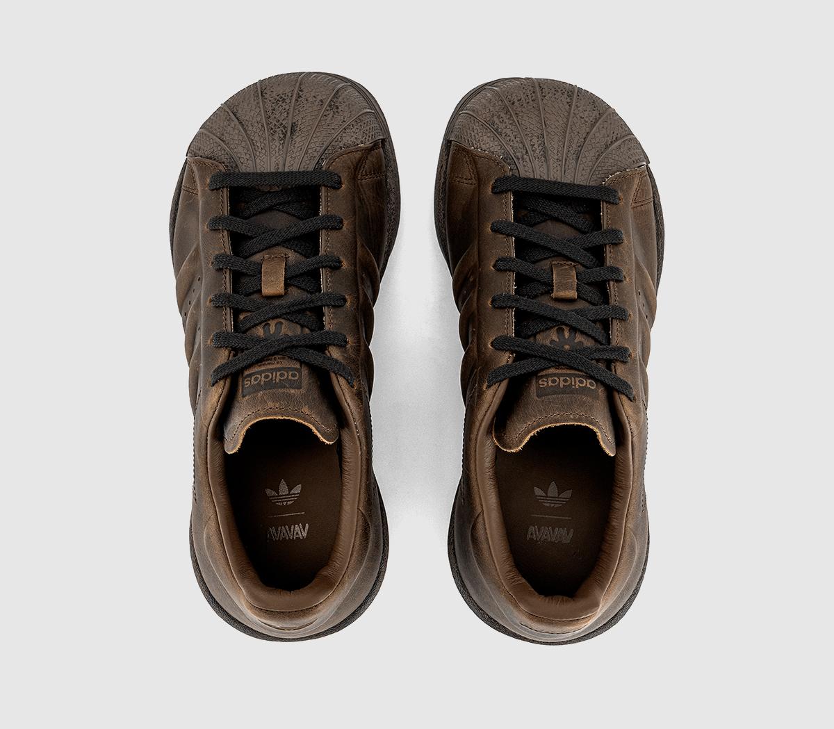 adidas ConsortiumAVAVAV x Adidas Superstar Modified TrainersBrown