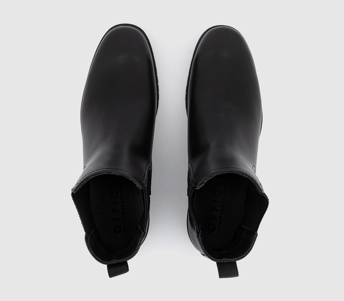 OFFICEBrentford Elastic Detail Chelsea Boots OFFICEBrentford Elastic Detail Chelsea BootsBlack